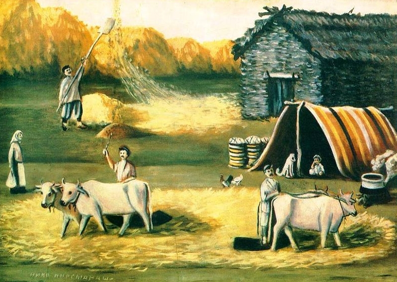 Niko Pirosmanashvili Threshing floor